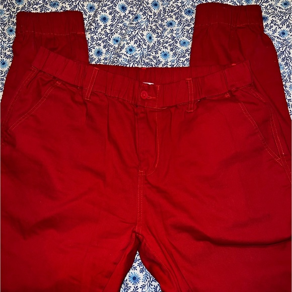 Like new red joggers - Picture 2 of 2